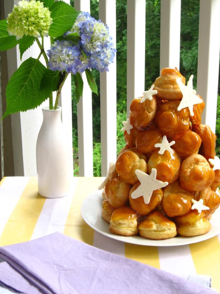 Caramel Cream Croquembouche Willow Bird Baking